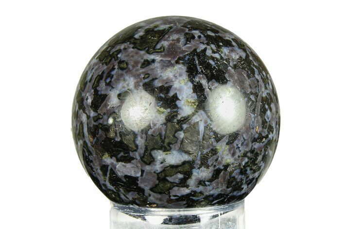 Polished, Indigo Gabbro Sphere - Madagascar #289887